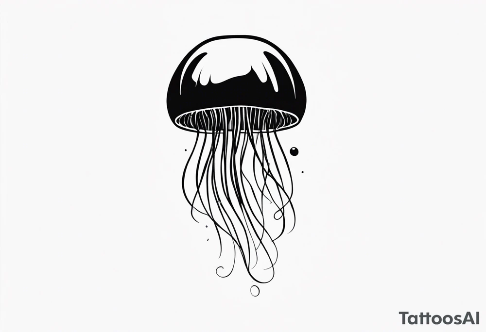 jellyfish small tattoo idea