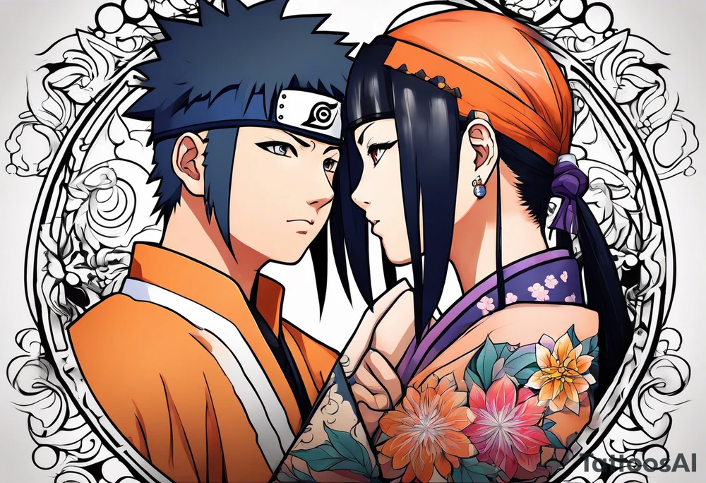 Hinata and hanabi from Naruto tattoo idea
