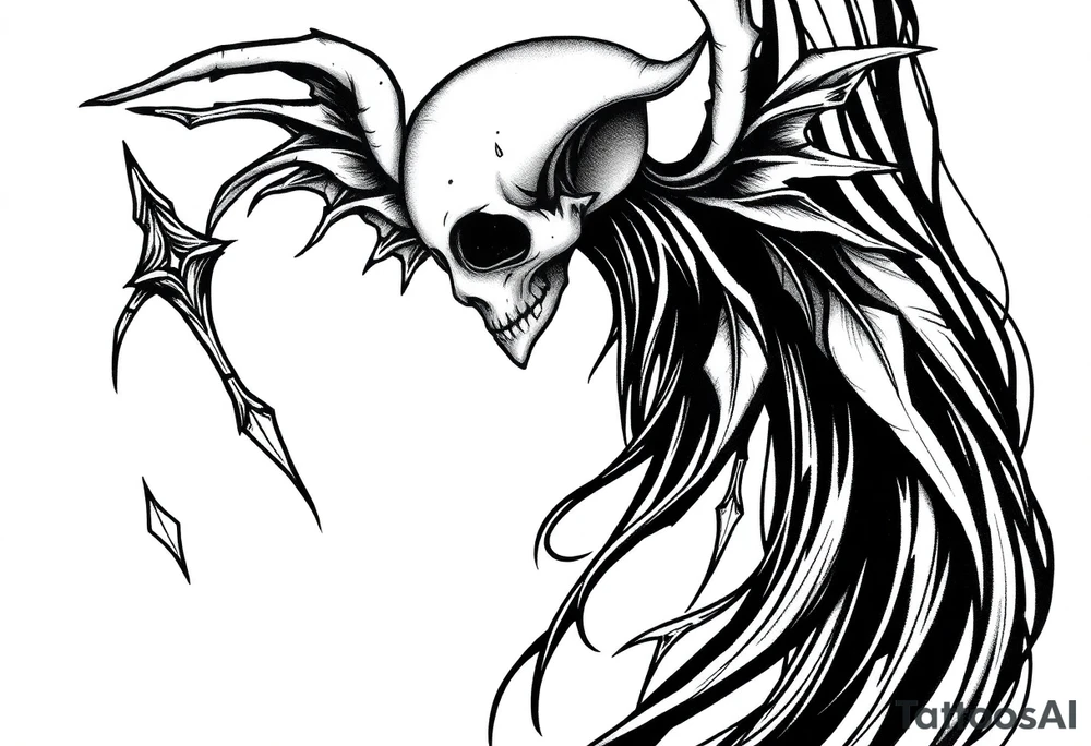 mystical  bringer of death tattoo idea