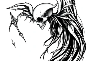 mystical  bringer of death tattoo idea