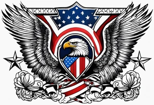 America 1776 united we stand tattoo idea
