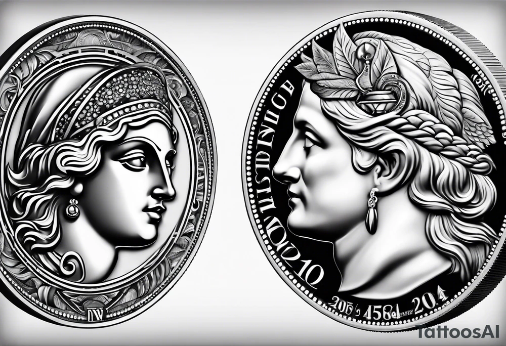 US Coin tattoo idea
