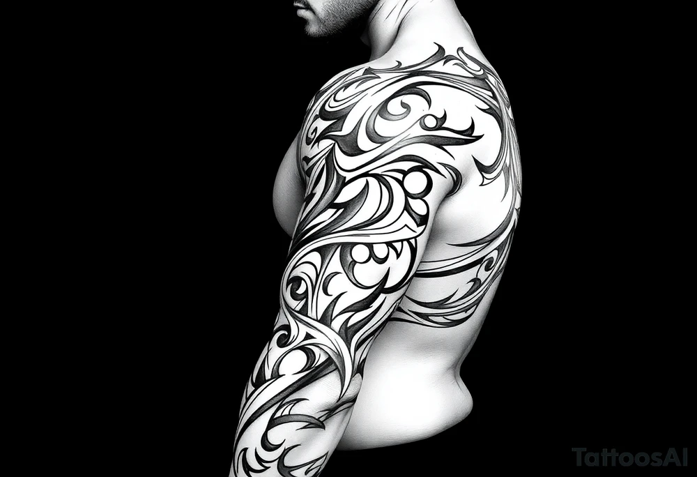 Tribal design tattoo idea