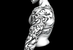 Tribal design tattoo idea