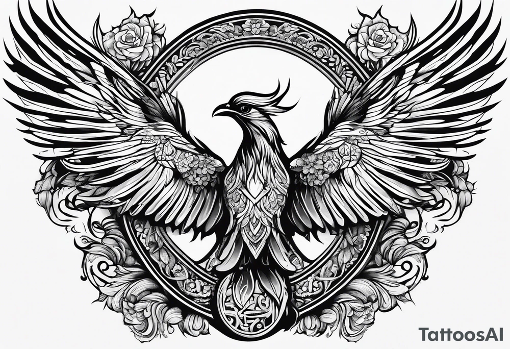 Firebird Russian tattoo idea