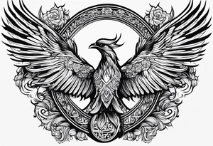Firebird Russian tattoo idea