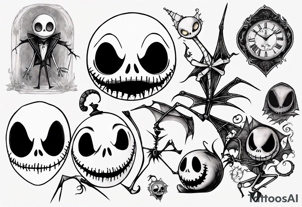 jack skellington tattoo idea