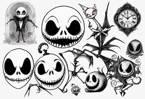jack skellington tattoo idea