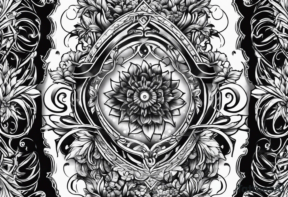 heartbeat with initials JC SS DS JC spaced out tattoo idea