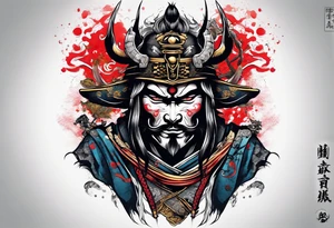 Samurai of death tattoo idea