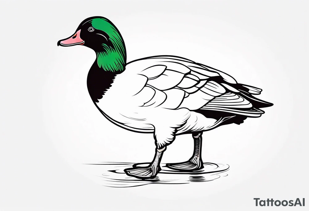 Muscovy Duck tattoo idea