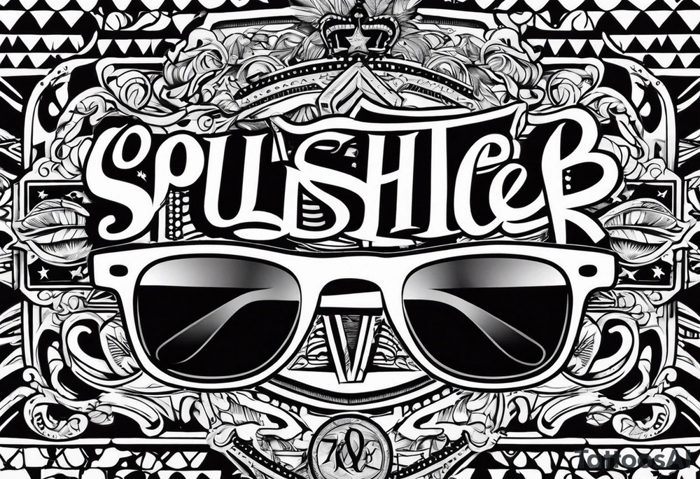 sunglasses Officer tattoo idea