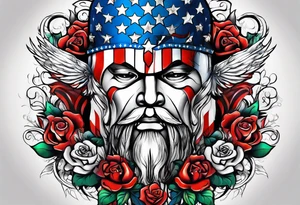 Patriotic tattoo idea