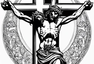 jesus crucifixion tattoo idea