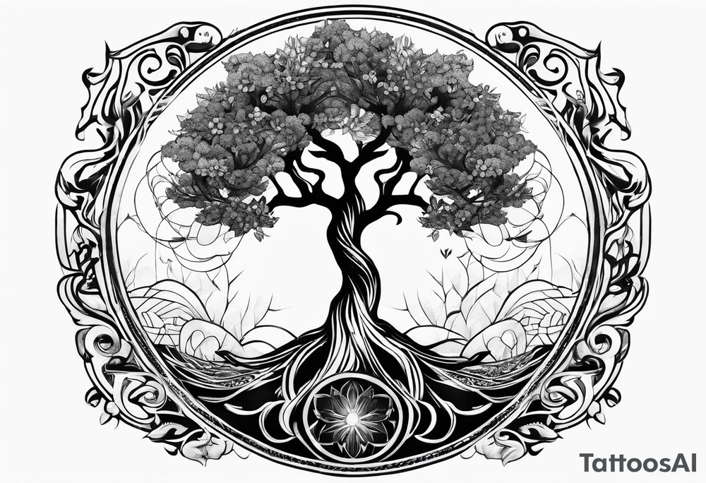 Tree of life tattoo idea