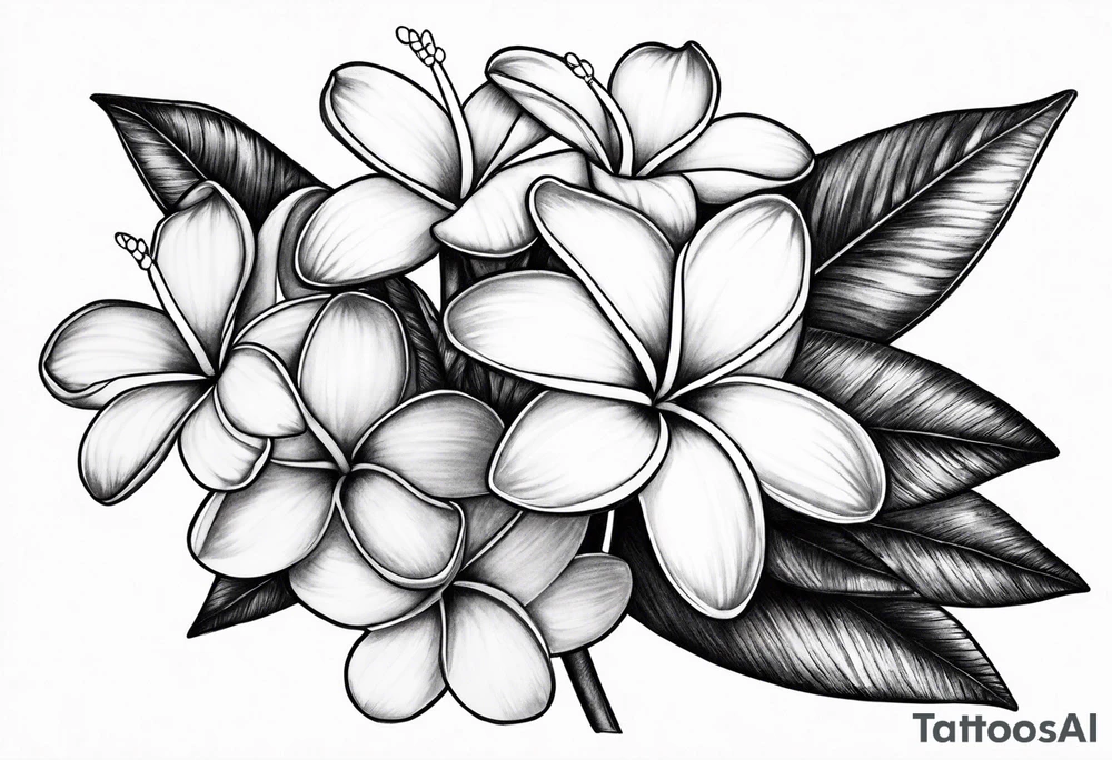 Plumeria tattoo idea