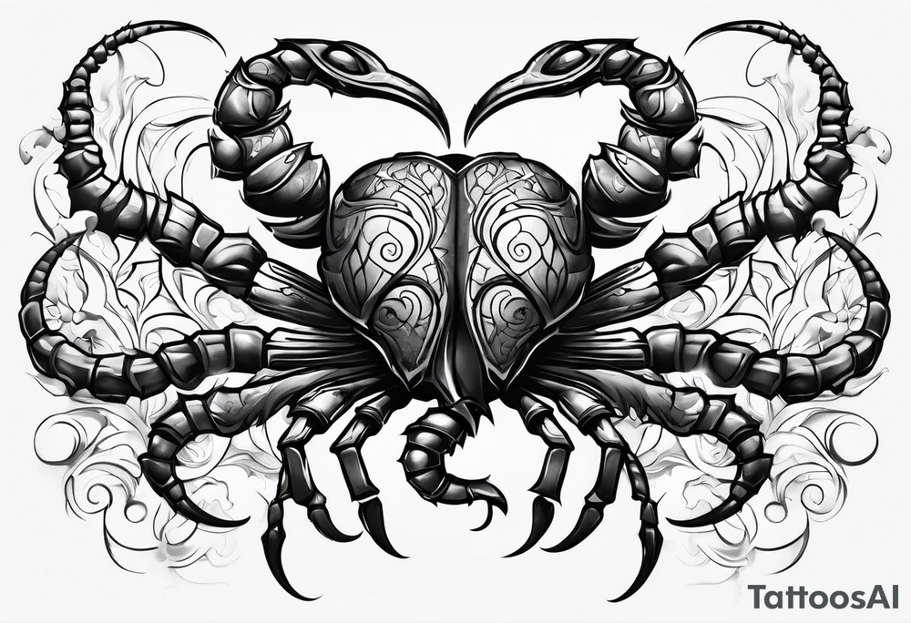 scorpio tattoo idea