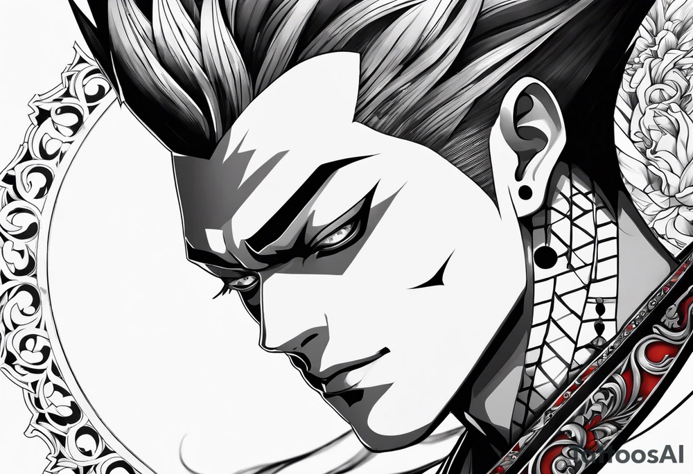 A game card like Hisoka tattoo idea