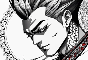 A game card like Hisoka tattoo idea
