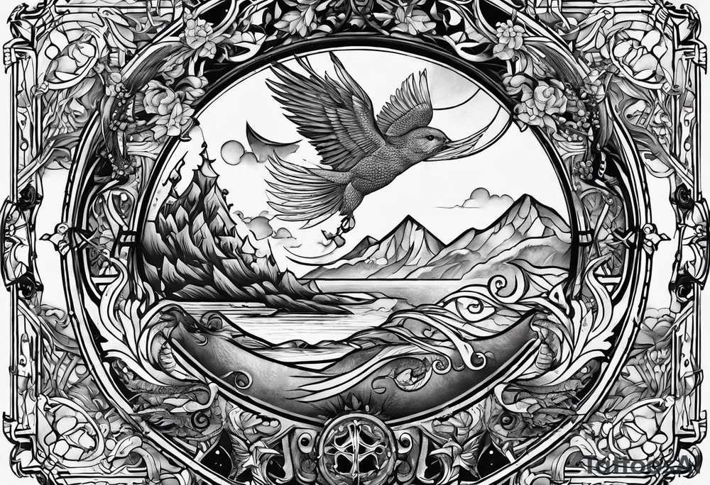 I need a tattoo design that only includes letters X I, with a dark and gothic style. tattoo idea