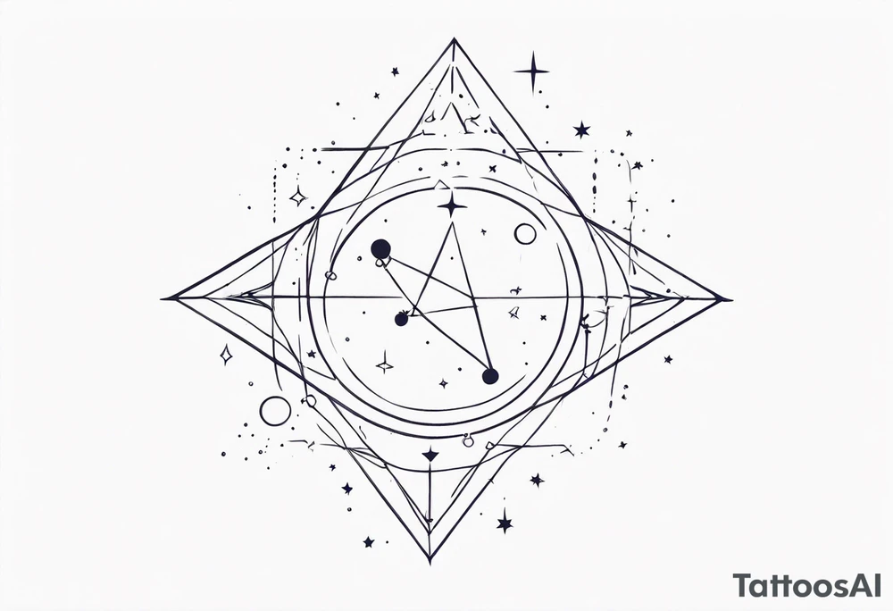 Friendship constellation tattoo tattoo idea