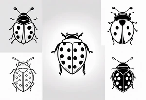 Ladybug tattoo idea