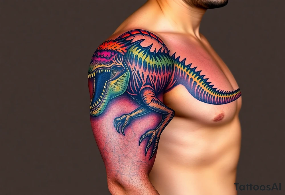 dinosaur tattoo idea