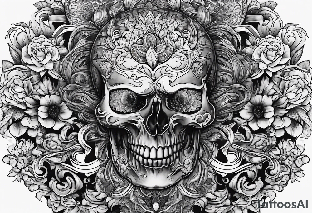 Brain, sick, healthy tattoo idea