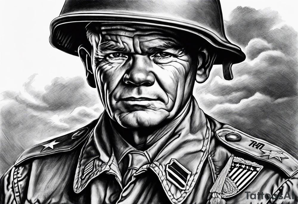 Realistic chesty puller tattoo idea