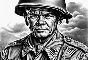 Realistic chesty puller tattoo idea
