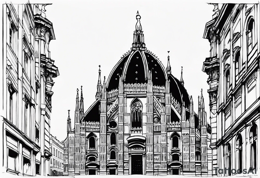 duomo of milano tattoo idea