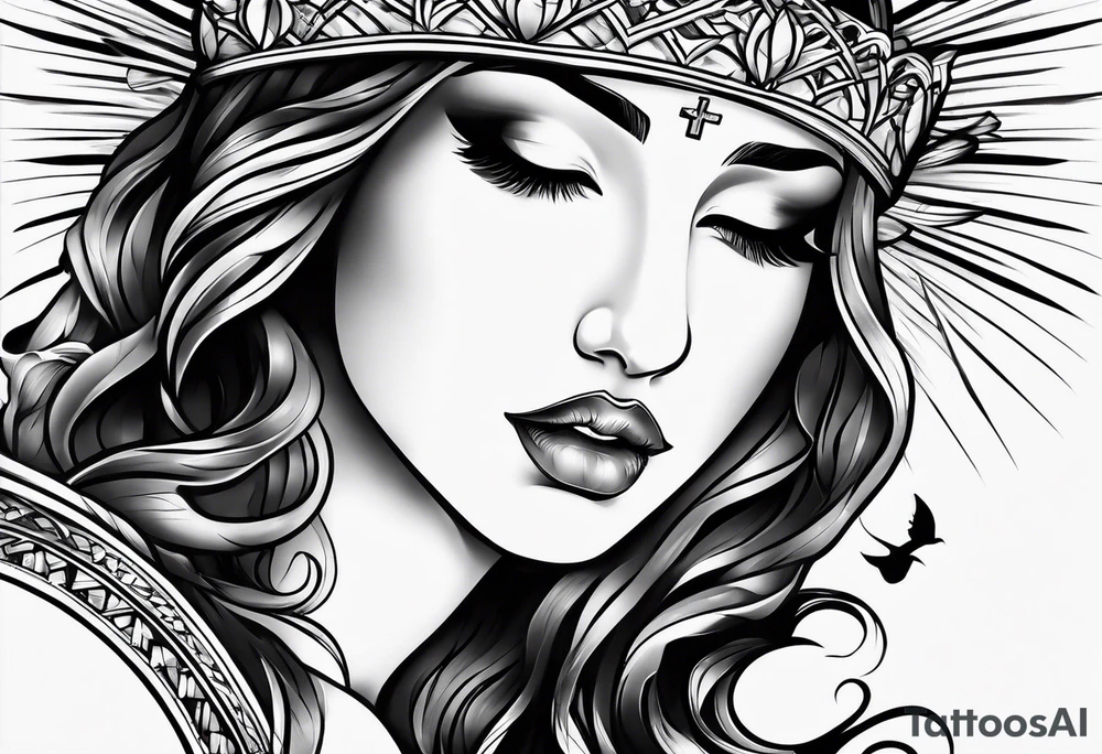 "Falling in love with Jesus" tattoo idea