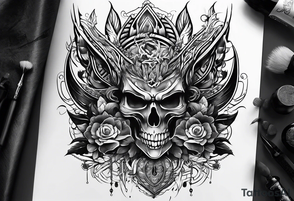 Faucheuse ailée tattoo idea