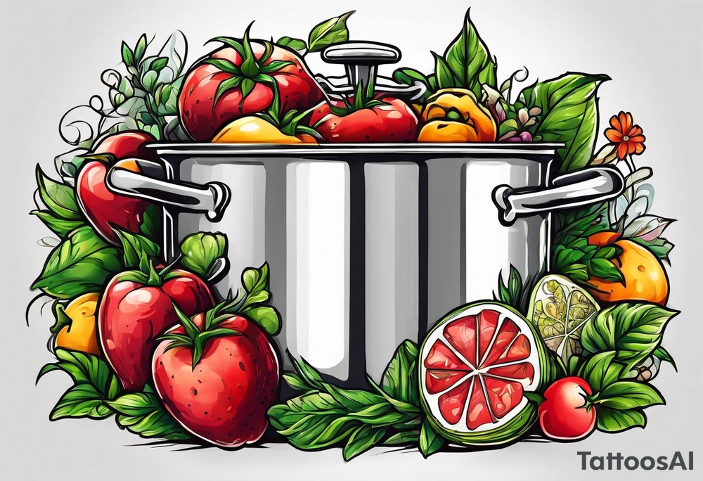 Garden and canning tattoo idea