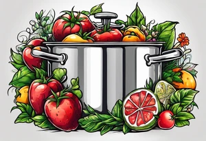 Garden and canning tattoo idea