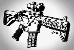 Ar 15 tattoo idea