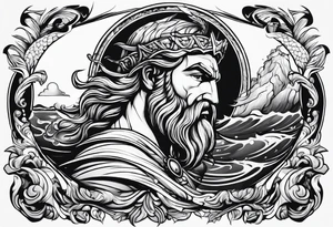 POSEIDON tattoo idea
