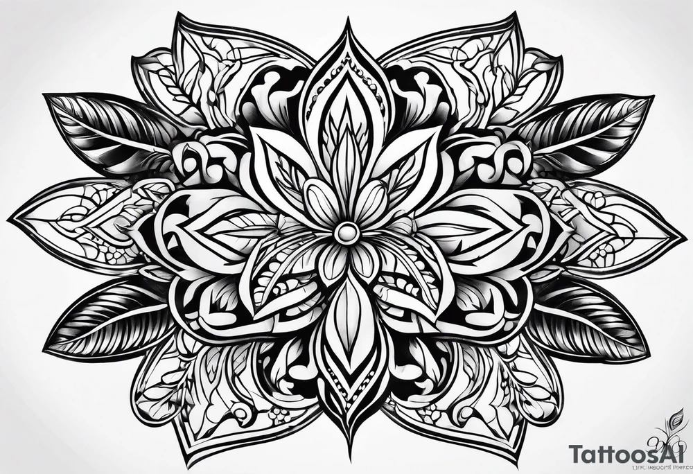 4 leaf clovet tattoo idea