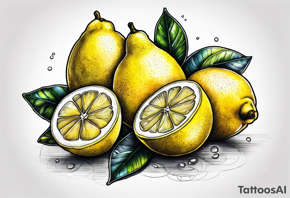 Lemons tattoo idea