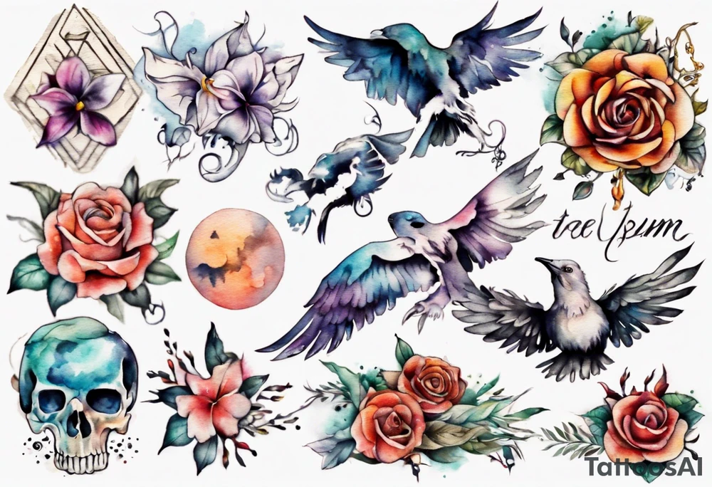 Dilige te ipsum tattoo idea