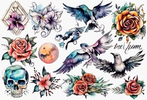 Dilige te ipsum tattoo idea