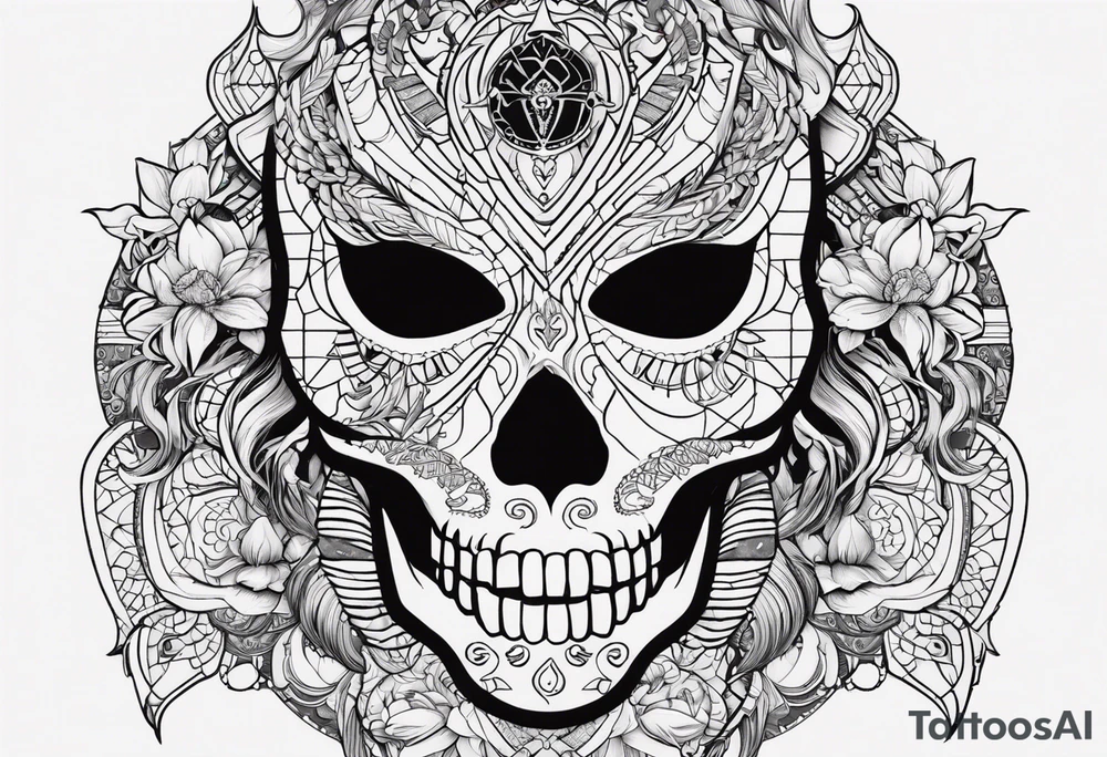 kali ma, alien goddess, valkrye, aries, pirate, divine feminine, zenza resonance, pachamama, lotus azul, blank panther, eagle, skull, 5D, nueva gaya, dna 12 tattoo idea