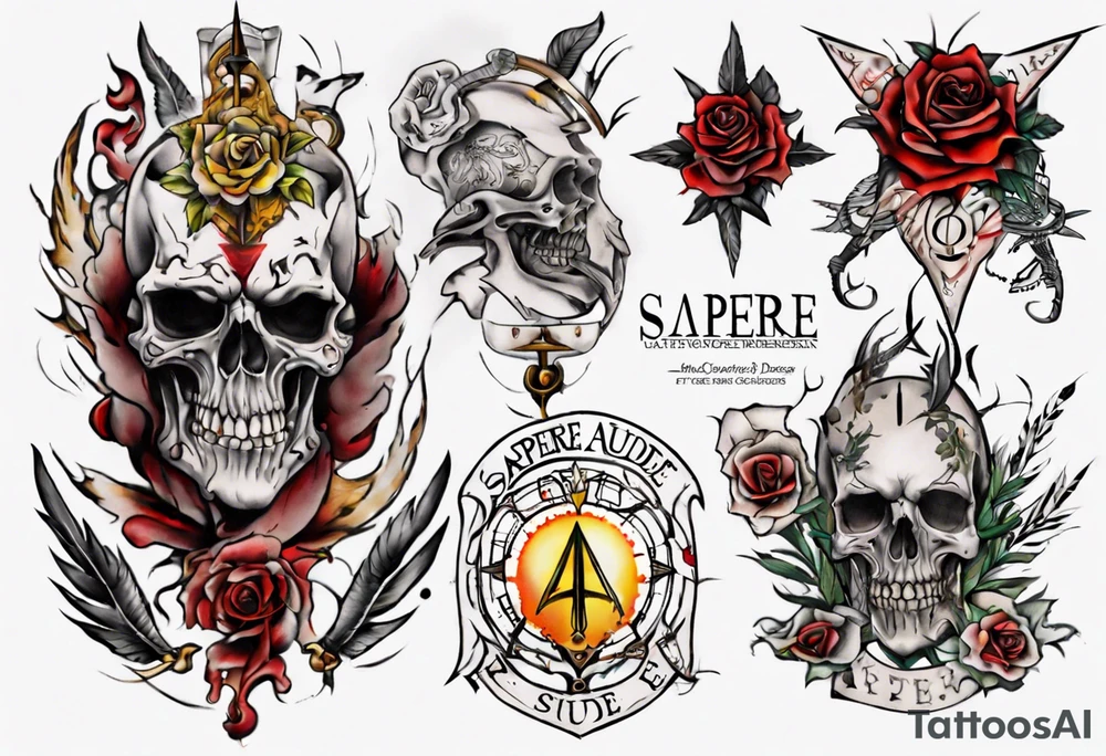 "sapere aude" krieger tattoo idea
