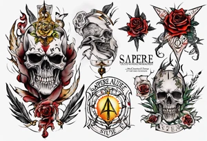 "sapere aude" krieger tattoo idea
