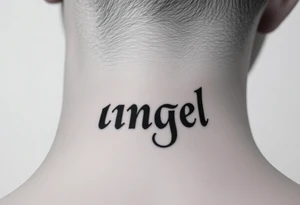 angel tattoo idea