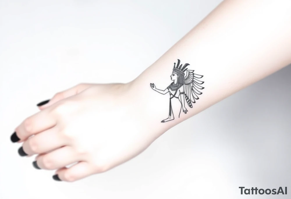 Egyptian goddesses tattoo idea