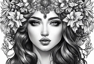 Persephone as dominatrix tattoo idea