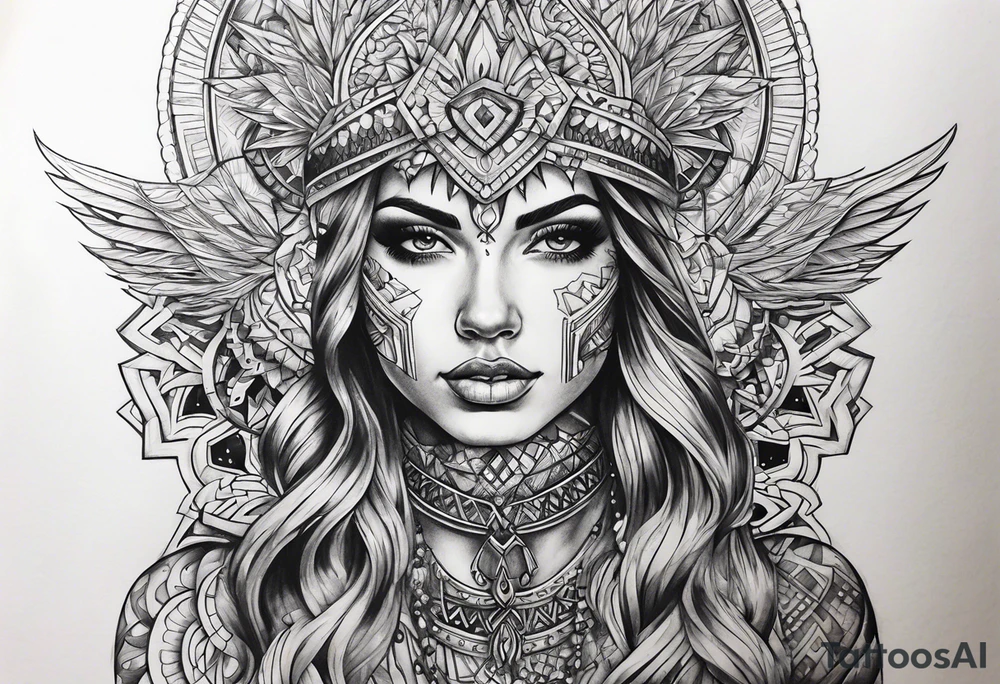 Burning Man tattoo idea