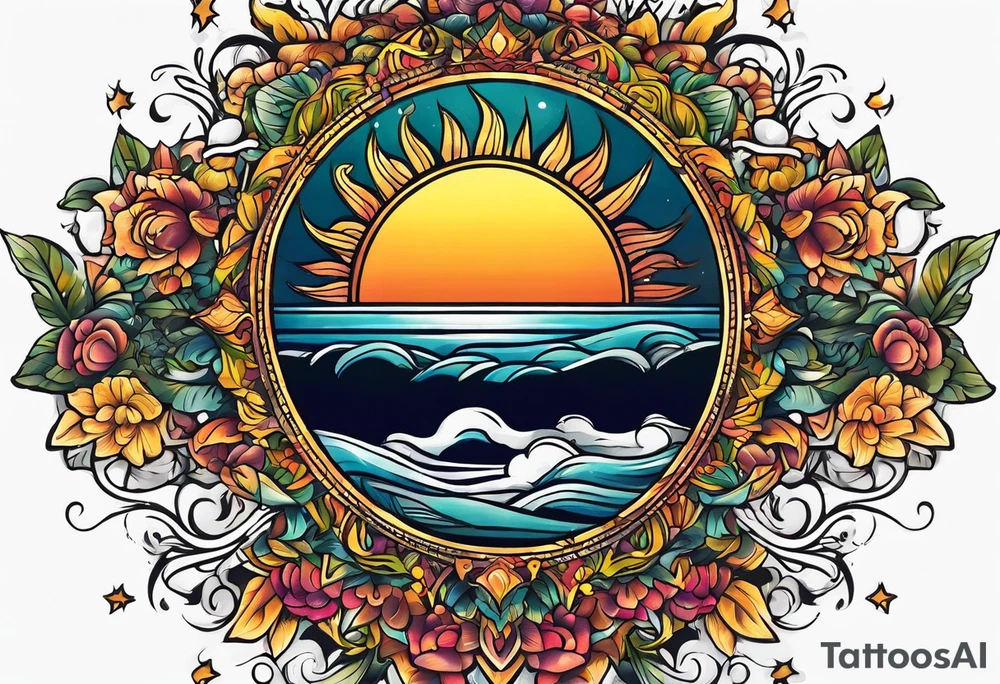 Sunshine tattoo idea