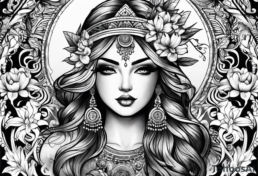 mar y sol tattoo idea
